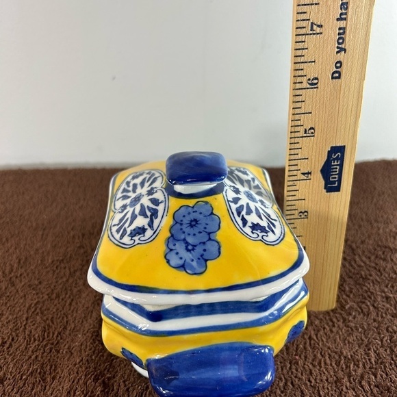 Vintage Japanese lidded trinket dish - Picture 4 of 6